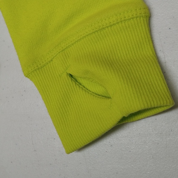 NEW! 2pc Set - Boys Fleece Hooded Sweatshirt Hoodie & Joggers, Bright Lime - Picture 8 of 16